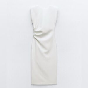 Zara Cream Midi Dress